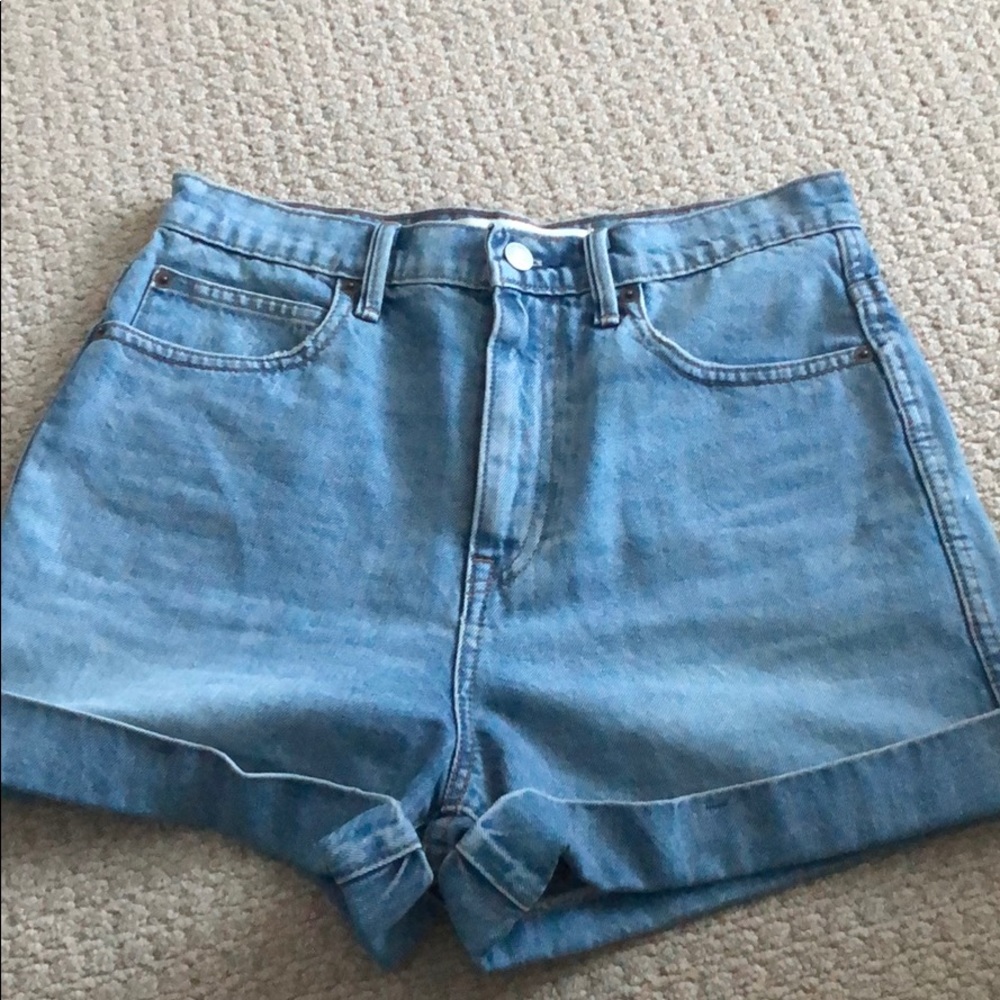 Gap high waisted denim shorts